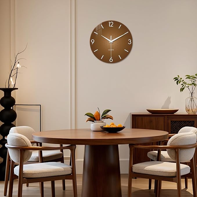 XFM Modern Wall Clock for Living Room Simple Wall Clocks Battery Operated 14