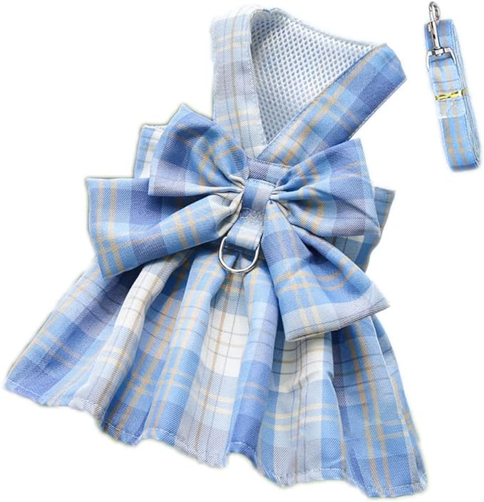 Dog Harness with Leash Easy Control Soft Cute Puppy Vest Comfortable Small Dogs Harnesses Outdoor Walking Leashes