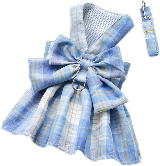 Dog Harness with Leash Easy Control Soft Cute Puppy Vest Comfortable Small Dogs Harnesses Outdoor Walking Leashes