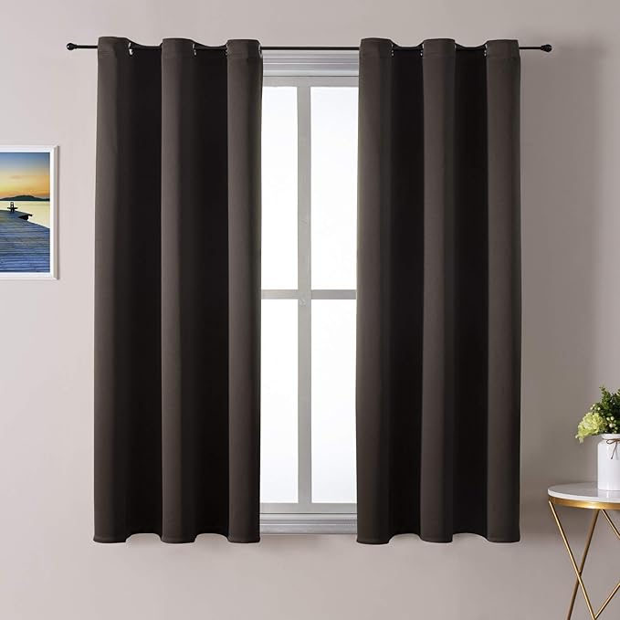 ChrisDowa Small Window Curtains 50 inches Long