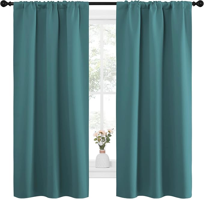 NICETOWN Bedroom Curtains, Three Pass Microfiber Noise Reducing Thermal