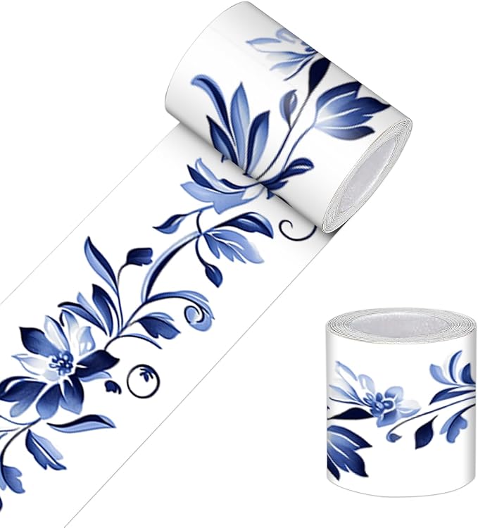 HOMETITUTE Wallpaper Border Peel and Stick Decorative Wall Trim Self Adhesive