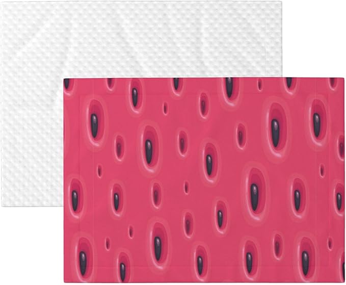 Reversible Plush Dot Pet Blanket for Dogs and Cats, Pink Watermelon, Ultra Soft Two Sided Design with Warm Fuzzy Side and Smooth Side for Comfort