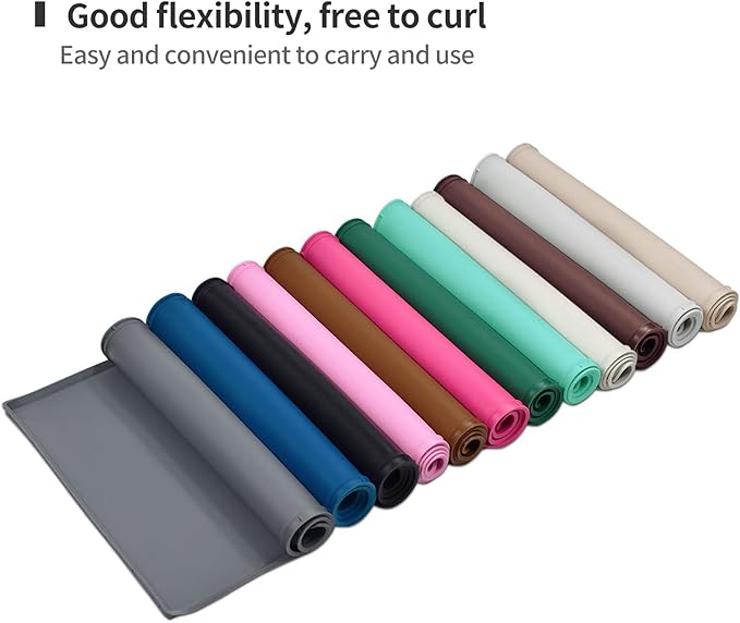 Dog Food Mat,Silicone Waterproof Food Tray,Non Slip Pet Bowl Mats Placemat,0.8" Raised Edge,Suitable for Most Small and Medium Sized Pets,28" x 18"