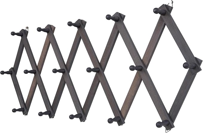 SCUNDA Rustic Wall Mounted Hat Rack