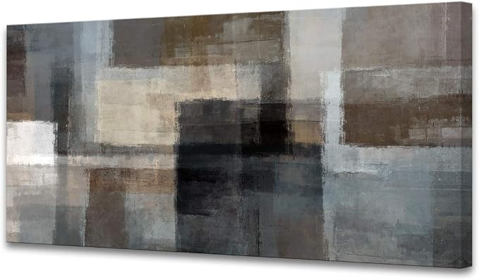 Cao Gen Decor Art A62450 Canvas Prints Abstract Wall Art Print Paintings Grey