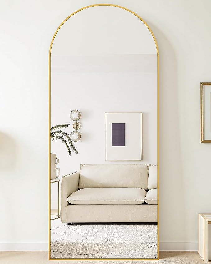 Suidia 58"x21" Arched Full Length Mirror