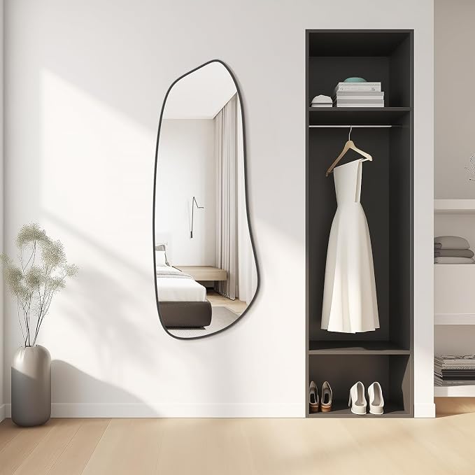 WallBeyond Irregular Wall Mirror, Asymmetrical Mirror Wall Mounted
