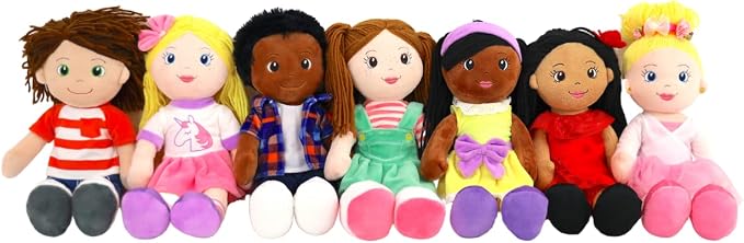 Hand Puppets for Kids (Lillie) – 14" Soft Plush Toy