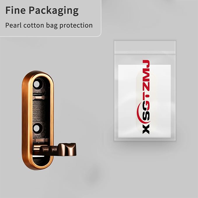 2PCS Foldable Wall Hooks, Flip Down Design