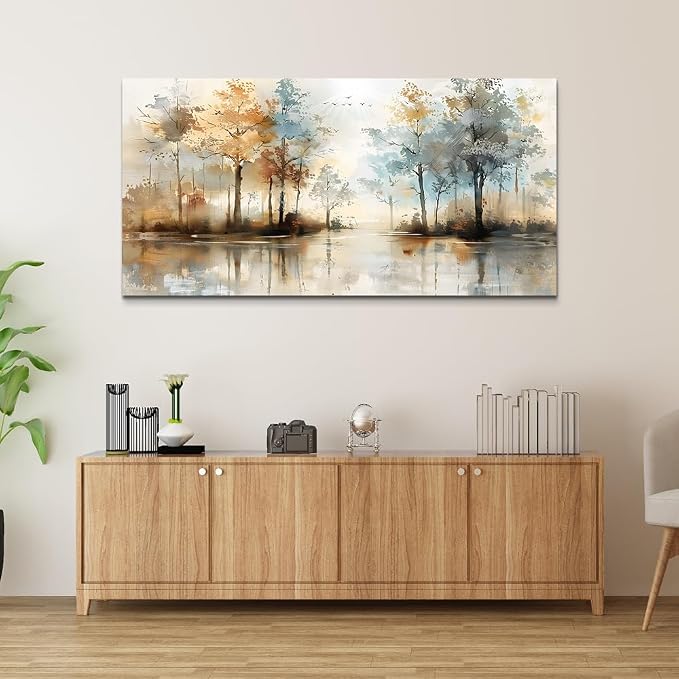 Lapremoly Large Wall Decor For Living Room Framed Wall Art for Bedroom Abstract