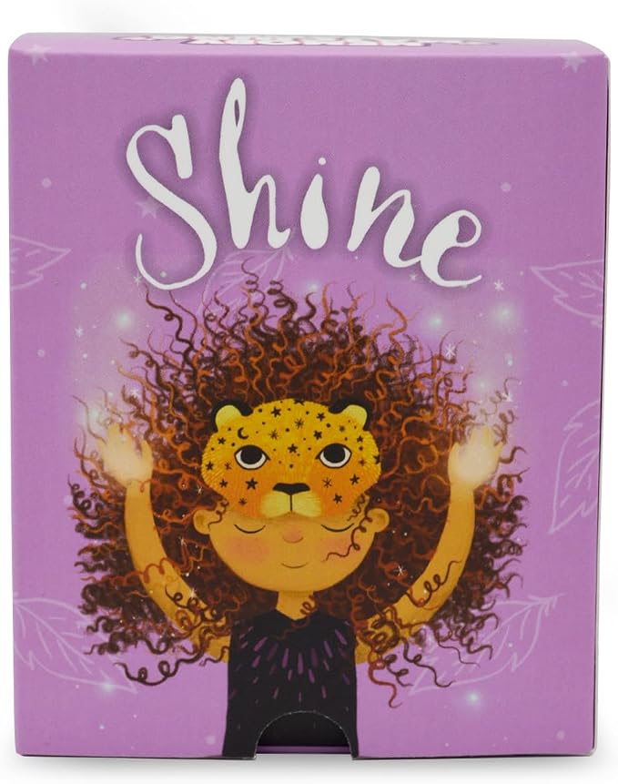 Menique Shine Memory Matching Game – 80 Cards (40 Pairs) with Positive Affirmations for Brave Girls – Motivational & Mindful Matching Game for Confidence and Self-Love