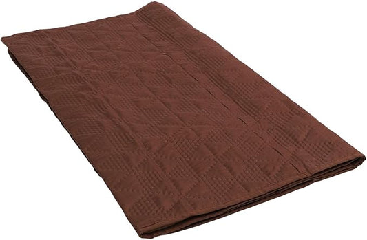 Dog Bed Cover, Pet Blanket Sofa Couch Furniture Protector for Large Dog, Noiseless Quilted Non Slip Bottom, Easy to Remove, 52x82 Inch Brown Polyester, TPU (30x70in/ 76.2x177.8cm)