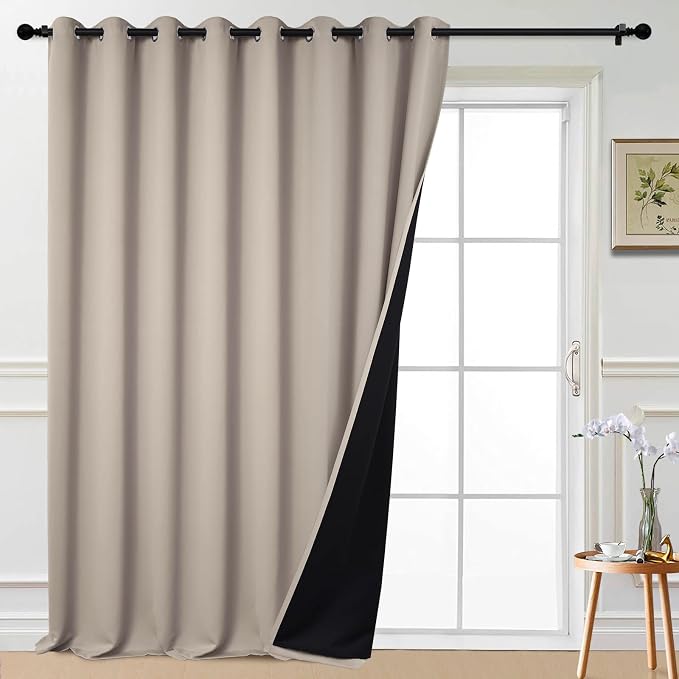 Yakamok Extra Wide 100% Blackout Curtains