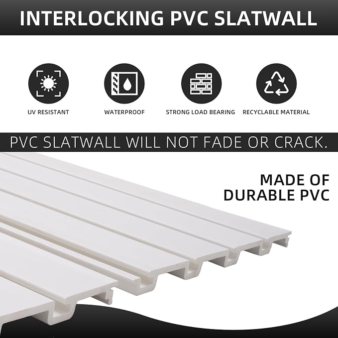 Slatwall Panels 4'x8' Garage Slat Wall Storage Systems Garage Wall Organizer