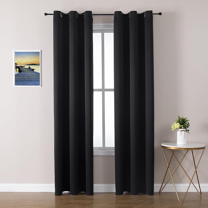 ChrisDowa Blackout Curtains 78 inches Long