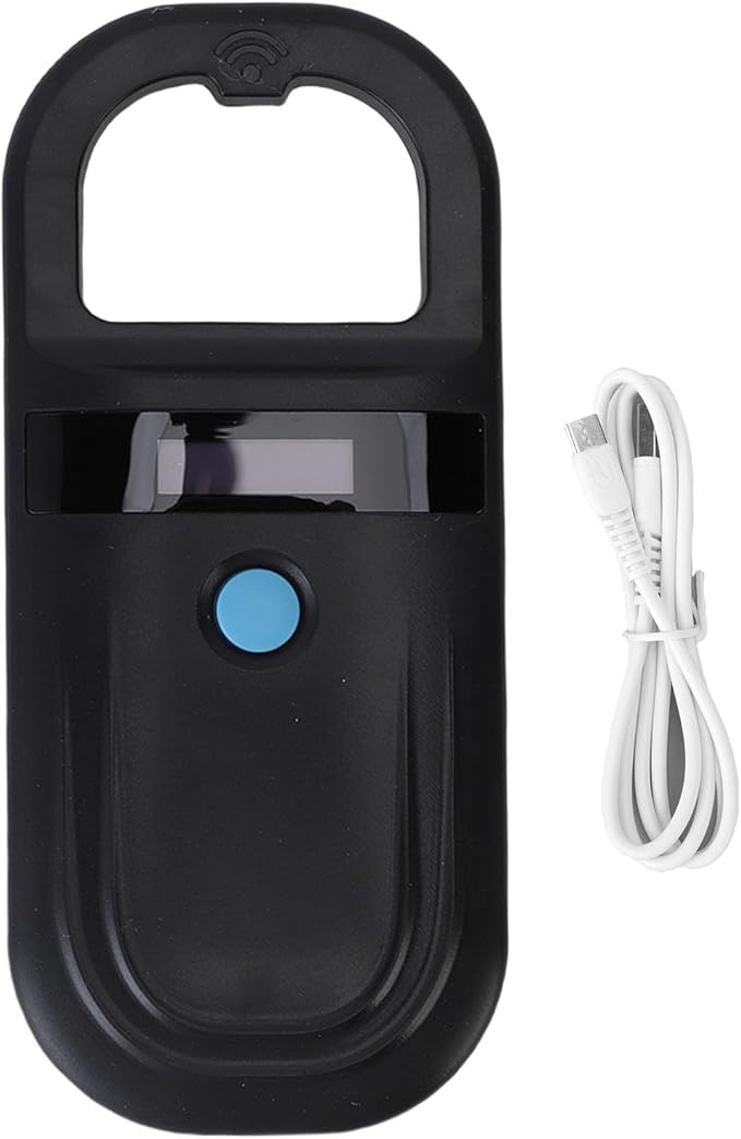Zunate Microchip Scanner for Pets, Handheld Animal Tag Reader Supports EMID FDX B with Bluetooth Data Transfer and 1000 Record Memory for Cats Dogs and Livestock (Style 2)