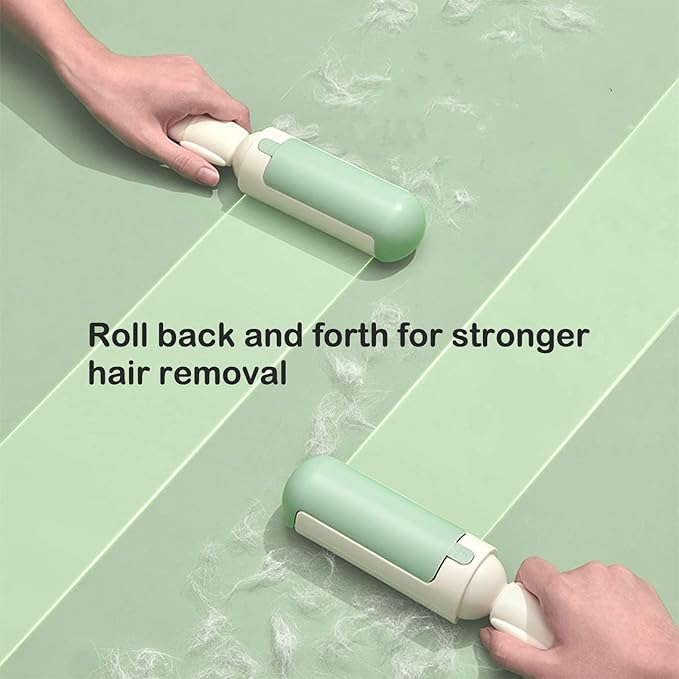 Pet Hair Remover Reusable pet Hair Remover Dog and cat Hair Remover for Sofas, Furniture, Carpets, car Seats with self-Cleaning Base Upgraded Animal Hair Remover Tool (Red Black)