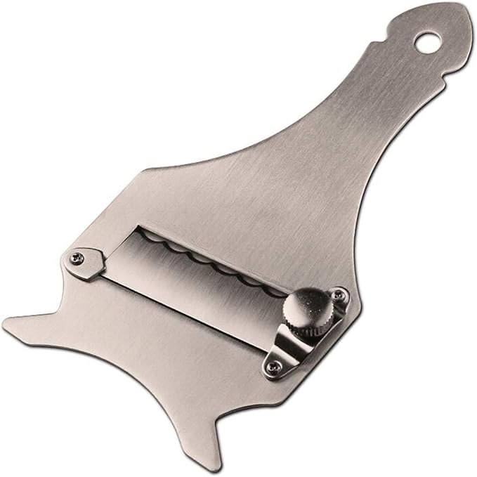 Professional Stainless Steel Truffle Slicer with Adjustable Blade, Truffle Cutter Cheese Scraper Chocolate Shaver Vegetable Peeler(A)