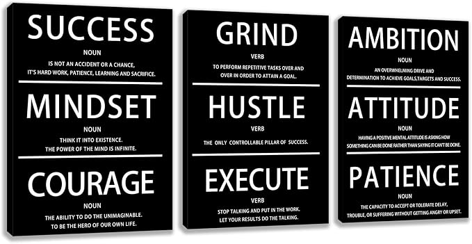 Motivational Wall Decor Paintings Inspirational Office Wall Decor Posters