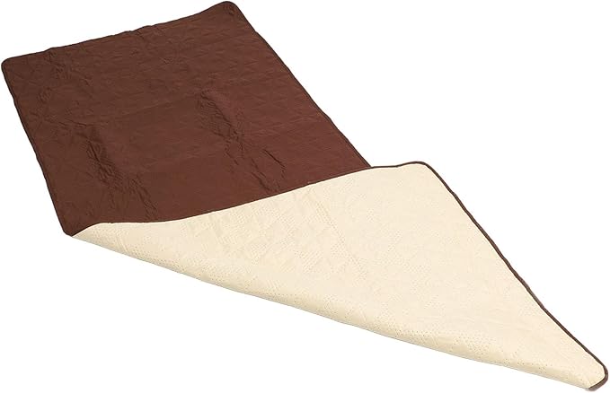 Defensive Dog Bed Cover | Secure Washable Pet Blanket for Sofa/Couch/Furniture | Brown Layer for Dogs & Cats (30x70in/ 76.2x177.8cm)