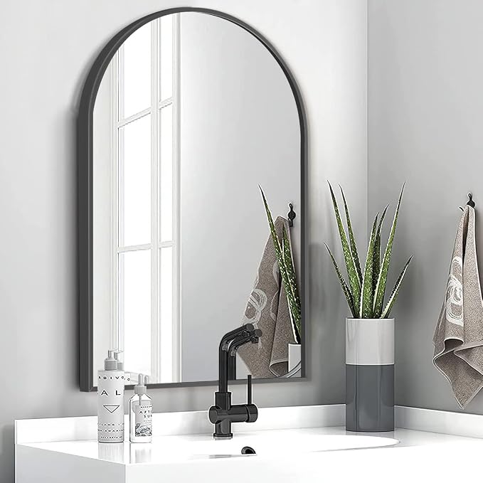 Arched Wall Mirror, Living Room, Hang Vertical or Horizontal