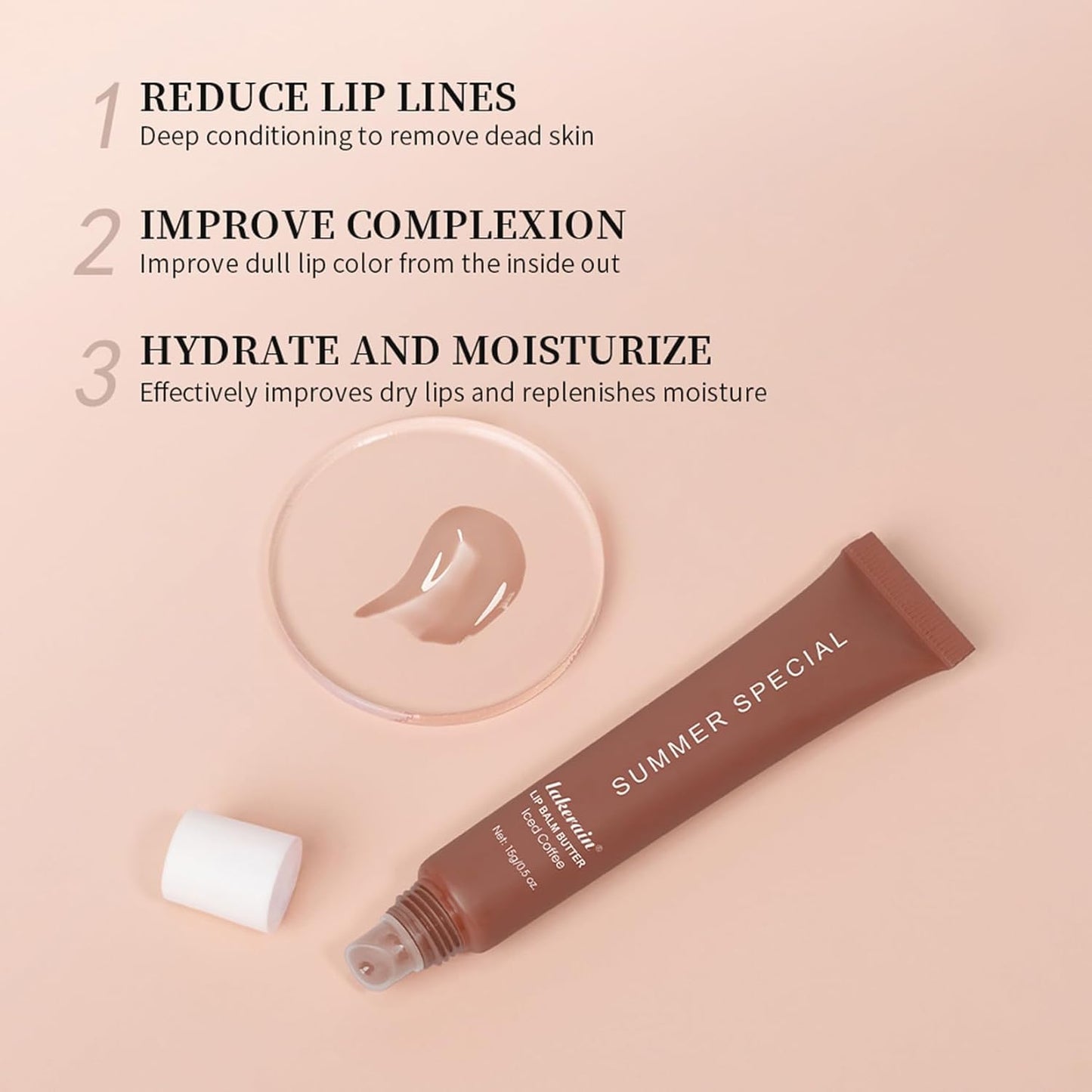 4 PCS Lip Glossy Butter Balm Set,Instant Moisture and Hydration Lip Gloss,Long-lasting Hydrating Non-Sticky Lip Balm,Soften Dry Lips and Lip Care