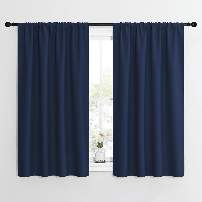 NICETOWN Kitchen Curtains, Short Blackout Curtains & Drapes, Thermal Insulated