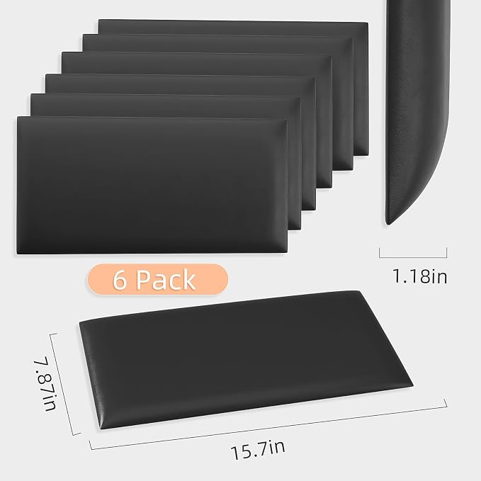 3D Anti-Collision Wall Padding Kids, Self-Adhesive Panels