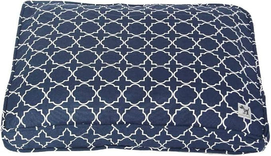 Molly Mutt Sheepy Wool-Filled Crate Pad - Wool Crate Mat - Comfy Pooch Dog Bed - Comfort Cuddler - Royal Dog Bed - Wool Dog Bed- Sheepskin Dog Bed - Wool Cat Beds - Dog Crate Rug (24", Romeo & Juliet)