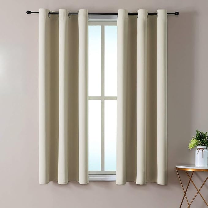 ChrisDowa Small Window Curtains 40 inches Long