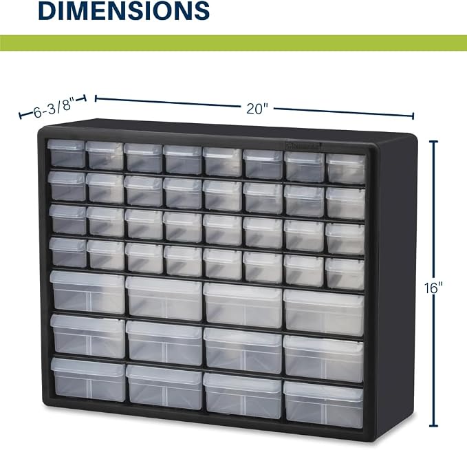 Akro-Mils 44-Drawer Plastic Drawer Storage Cabinet