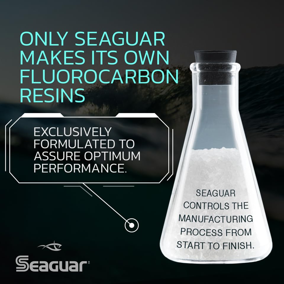 Seaguar Tatsu Fishing Line for Casting, & Live Bait, 100% Fluorocarbon, Clear, Multiple Sizes - size: 15lbs/200yds