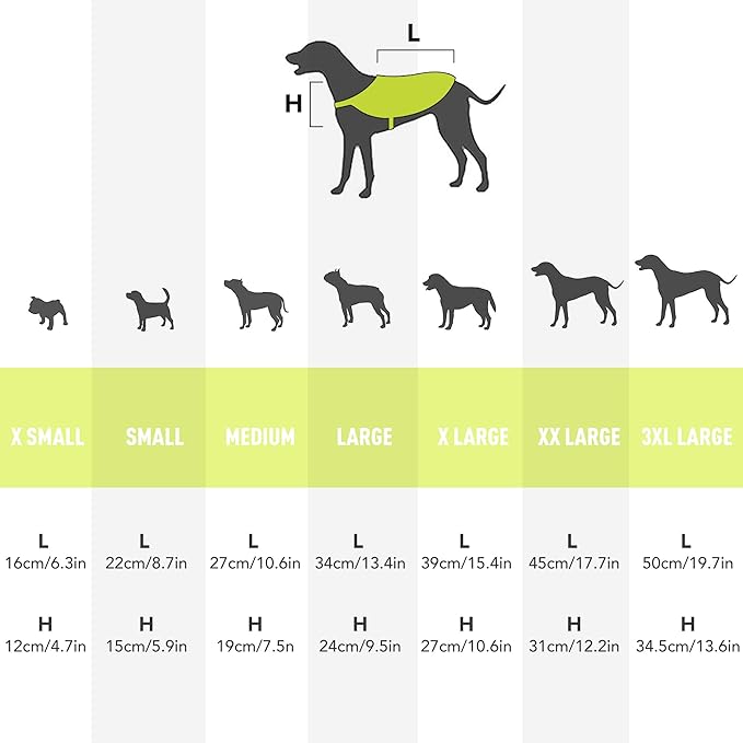 Yellow Reflective Dog Vest for XSmall, High Visibility Dog Safety Vest Harness with Removable Bell Keep Safe from Hunting, Training & Cars Accidents