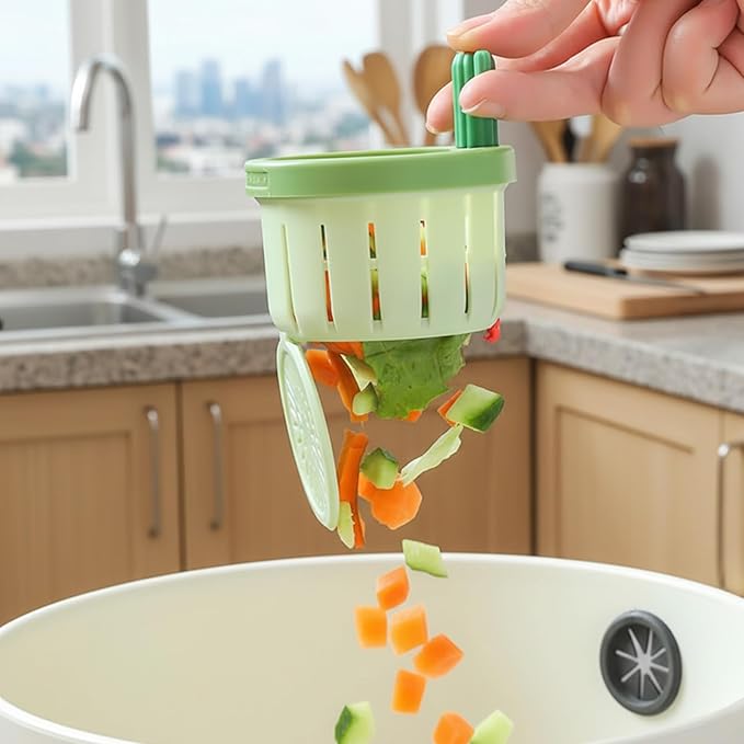 Cactus Kitchen Sink Drain Strainer, 2026 New Upgrade Self-Cleaning Press Dumping Basket, Faucet Hanging Filter Basket, Food Residue Collector Kitchen Bathroom Accessory (Yellow)