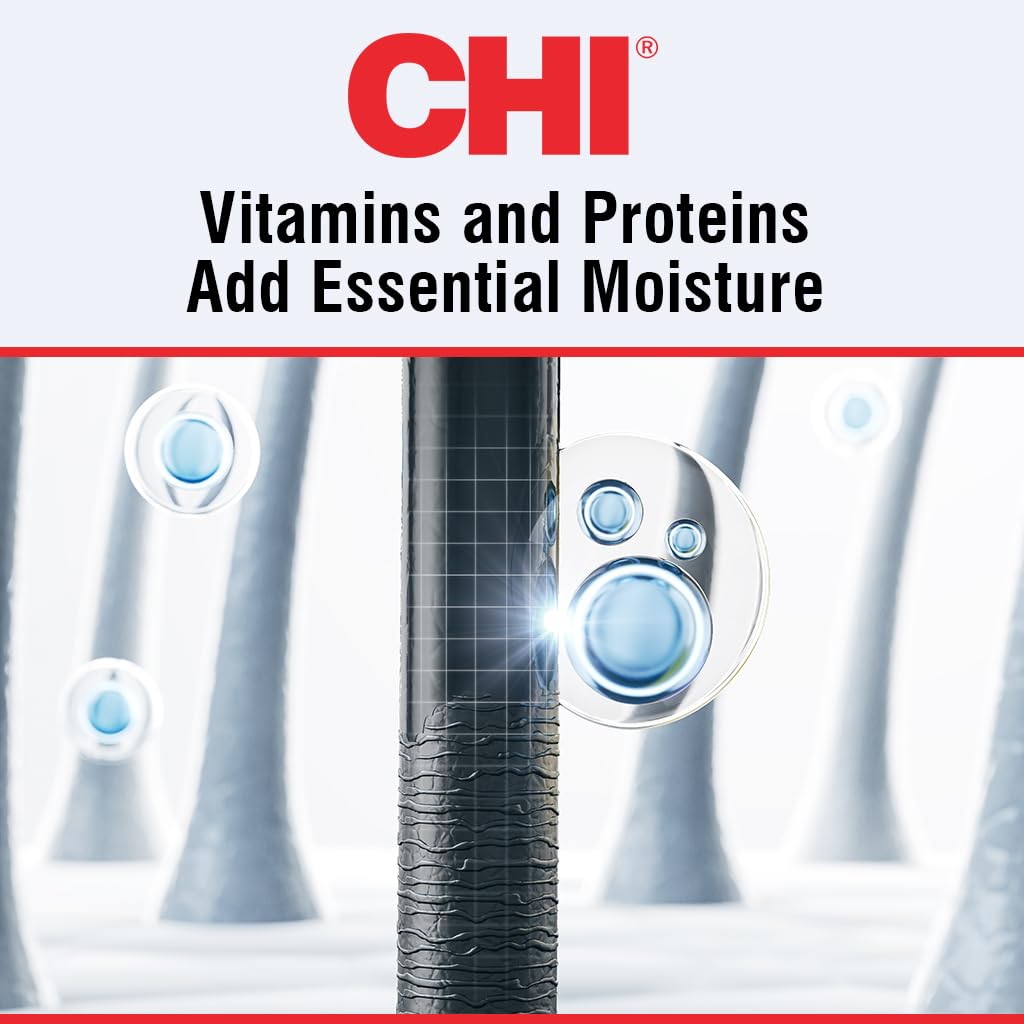 CHI 44 Iron Guard Thermal Protection Spray, Nourishing Formula Helps Resist Heat Damage to Hair & Tame Frizz, Clear, 8 Oz