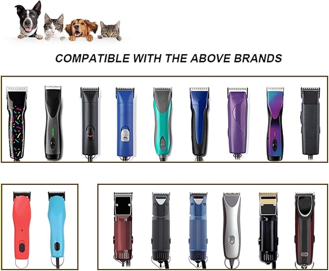 Detachable Pet Dog Grooming Blades-Size 15W Dog Grooming Wide Blade,Cutting Length 3/64" 1.2mm,Compatible with Most Andis,Oster A5,Wahl km10 Clippers
