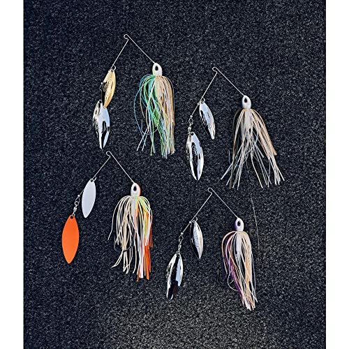 Berkley Power Blade Compact Fishing Spinnerbaits - color: E2 Magic/Gold + Silver, size: 1/2 oz - Willow Willow
