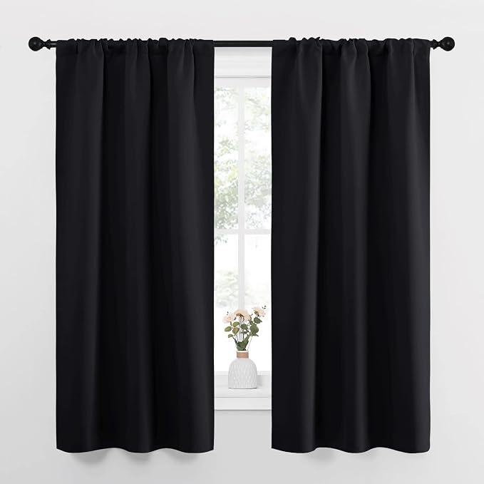 NICETOWN Black Out Curtain Panels