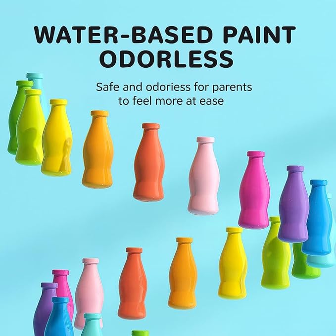 Color Stack Challenge Game, Bottle Color Match Game for 2-4 Players | Family Board Game for Kids Ages 8-12 and Adults, Portable Tabletop Activity for Travel, Camping, Holidays and Parties