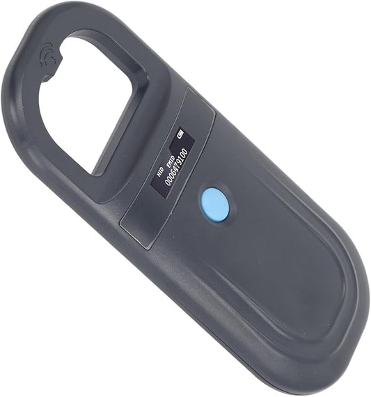 Animal ID Reader Pet Microchip Scanner Tag Reader with OLED Display USB Rechargeable 134.2KHz for Dogs Cats Pigs Animal Management