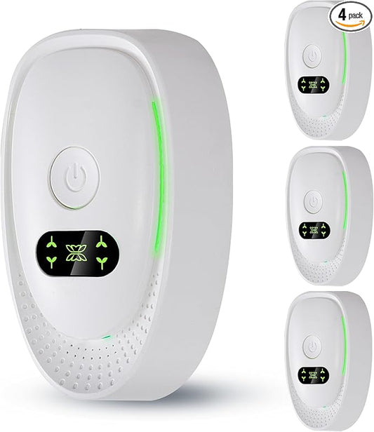 Plug In Air Purifier 4 Pack，Negative Air Ionizer for Home, Air Freshener Odor Reducer for Home from Pets Smoke Smell Kitchen Odor