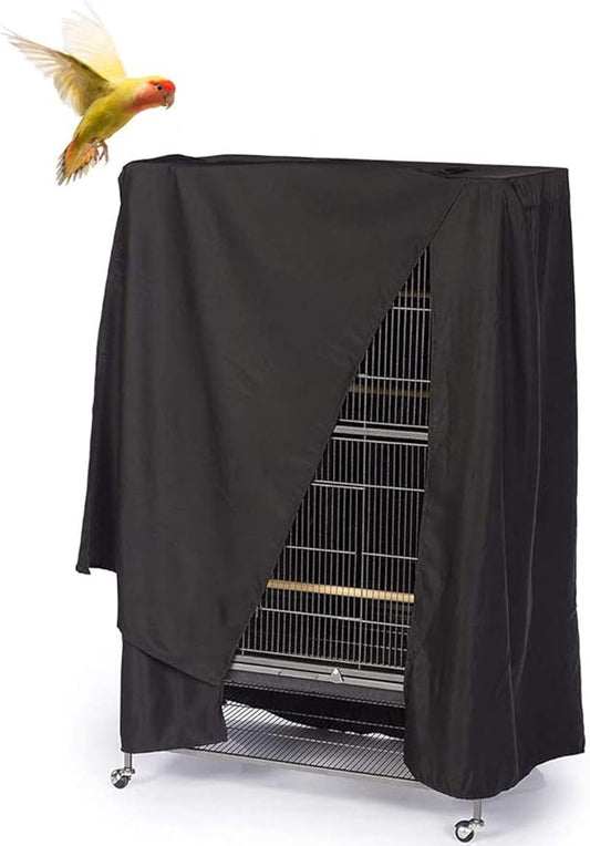 Bird Parrot Cage Cover Waterproof Extra Large Good Night Parrot Birdcage Covers for Parakeets Budgies Macaw Square Cages (L: 41x27x48in/ 104x69x122cm)