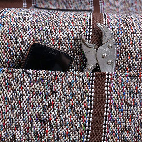 West Coast Auto Universal Baja Saddle Blanket Bench Full Size Seat Cover Fits Ford, Chevrolet, Dodge, and Full Size Pickup Trucks (Brown) - color: Brown