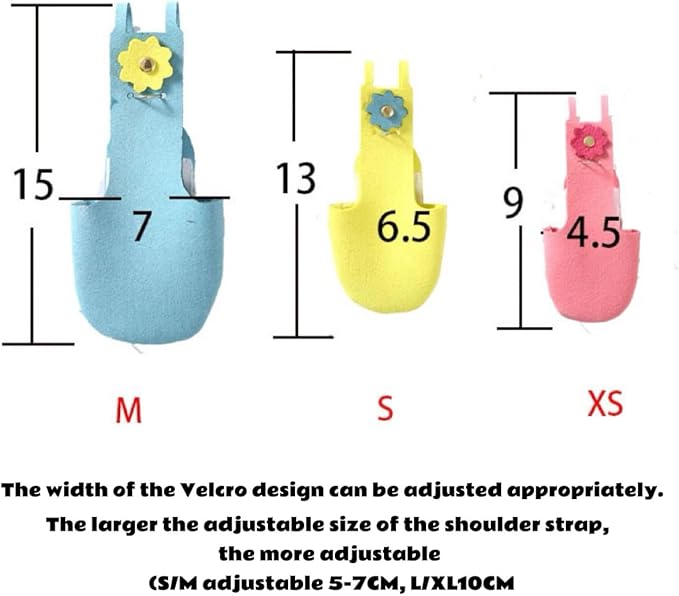 Parrot Clothes, Bird Diapers, Tiger Skin Peony, Flight Suit - Key Features for Avian Comfort and Style (Blue, S, Count, 1)