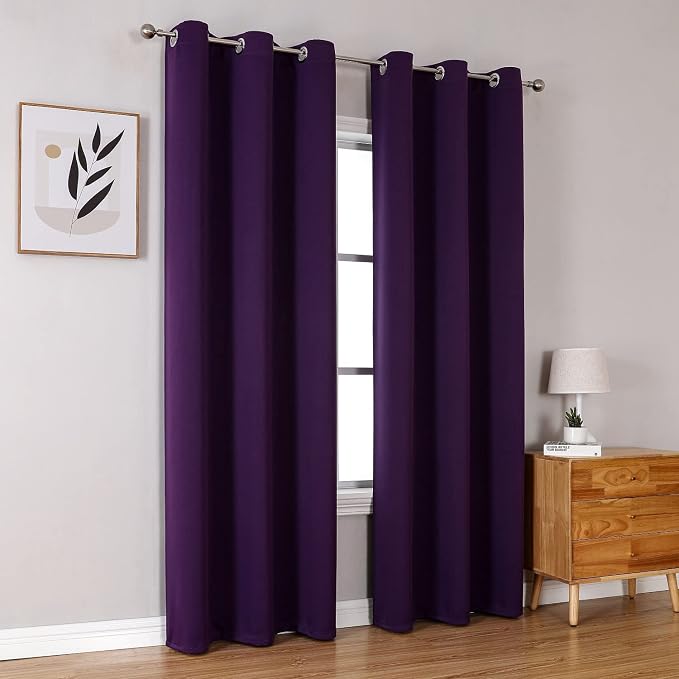 ChrisDowa Grommet Blackout Curtains