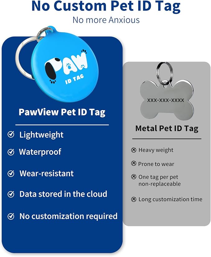 Reflective Dog Collar for Extra Small Dogs with Dog Tags Personalized & Quick Release Buckle, Adjustable and Comfortable Nylon Pet Collar, Blue