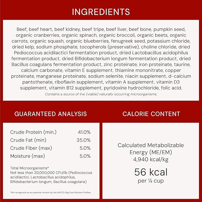 Stella & Chewy's Freeze-Dried Raw Beef Meal Mixers- Dog Food Topper and Mixer - Made with 95% Grass-Fed Beef,Organs & Bone - Perfect for Picky Eaters - Grain-Free - 35 oz,(Pack of 2)
