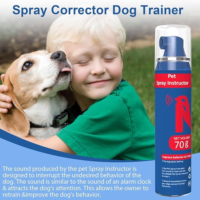 Corrector Spray Dog Trainer 70ml 1 Pack Pet Trainer Spray, Corrector Spray for Dog to Stops Barking, Jumping Up, Food Stealing, Dog Fights, Avoidance, Unwanted Dog Behaviour