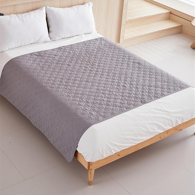 GIBZ Waterproof Dog Bed Blanket Cover Anti Slip Pet Furniture Protector Washable Large Washable Quilted Mat for Indoor, Khaki, 200x260cm